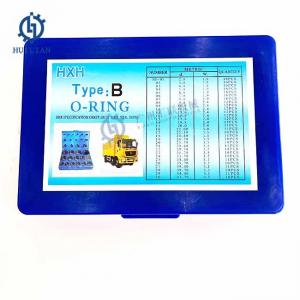 Quality Rubber O Ring Kit Set Sealing Hydraulic Cylinder Excavator O Ring Kit NBR O-Ring Blue Box wholesale