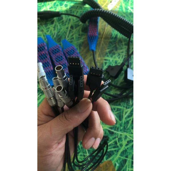 D-tap Camera power three way splitter Power Tap to 3 Female D-Tap P-Tap Hub Metal case with 1/4" screw