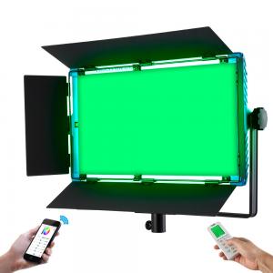 Quality 180W RGB Full Color LED Panel Video Light Kit DMX Stepless Dimming Professional Studio Lighting Bluetooth App wholesale