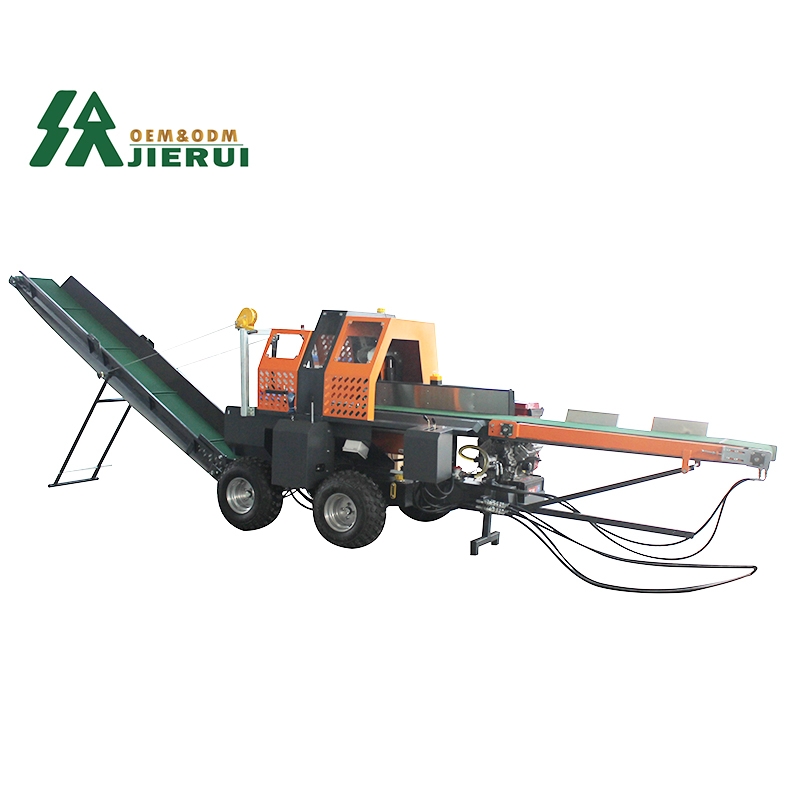 30t Gasoline Log Splitter 600mm Diameter Used Firewood Processor for Forestry Machine