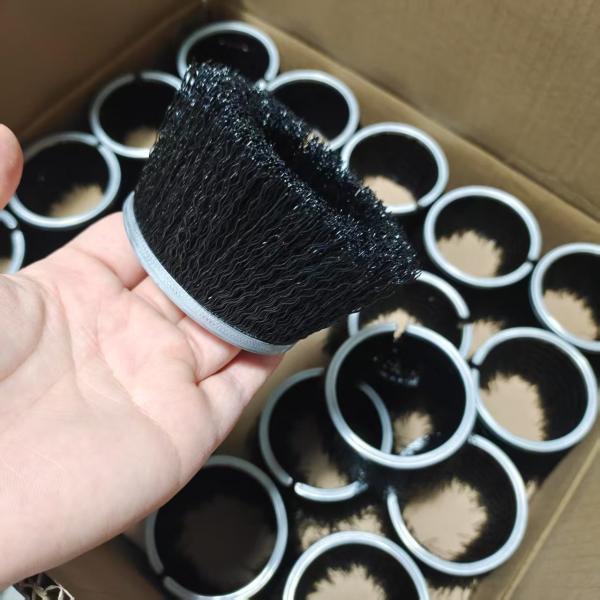 Nylon Round Formed Cup Shape Strip Brush For Seal Vacuum Cleaning