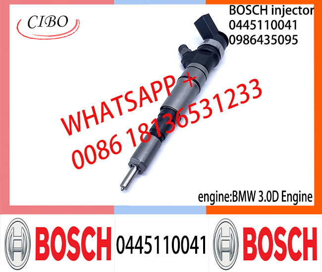 Diesel Common Rail Injector 0445110041 0986435095 0445110048 0986435094 0445110040 13537785574 for BMW 3.0D