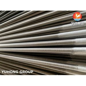 ASTM B111 C71500 Copper Nickel 70/30 Cooling Integral Low Fin Tubes For Heat