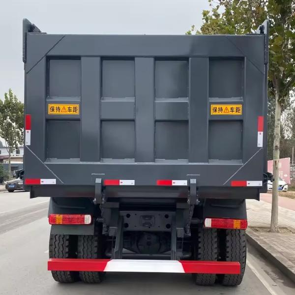 5.3-6.2 M Cargo Box Length Used Tipper Truck With Sinotruk AC16 Axle HOWO/ Shackman Brand