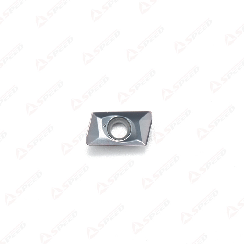 Speed Carbide Milling Insert JDMT100308R With Black And Bronze Durable Coating Milling Tool