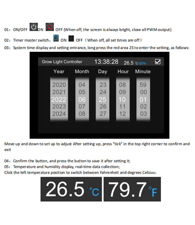 Professional LED Grow Light Controller With 2 Channels And 24 Hours Timer