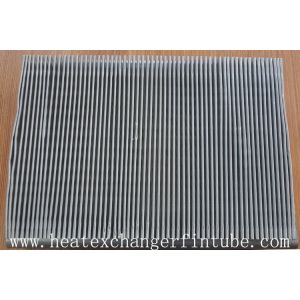 China Thermal performance Single Row Flat Fin Tube For Air Condensers CE ISO on sale