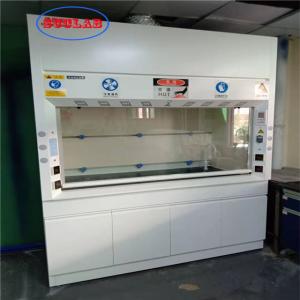 China Customized acid alkali proof Environmental Standard Anti-corrosion Chemistry Steel Laboratory Used Fume Cupboards on sale