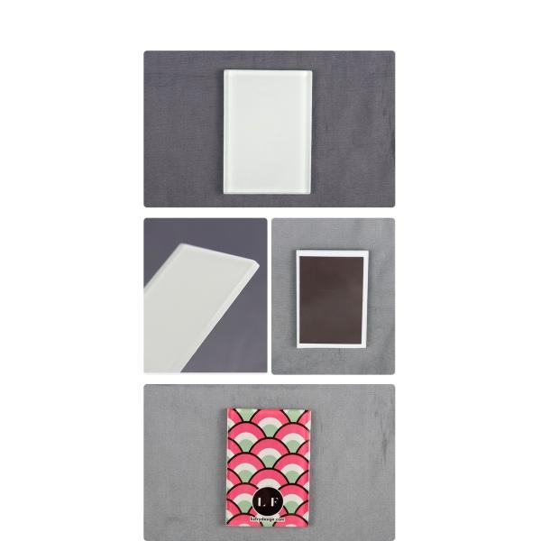 Glass Sublimation Fridge Magnet Blanks Custom Refrigerator Magnets
