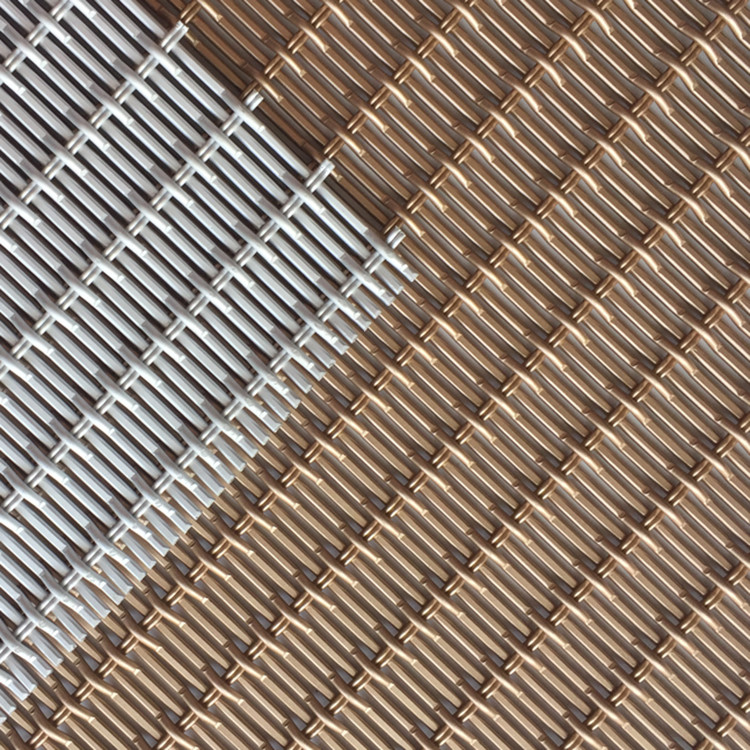 Corrosion Resistant Architecture Metal Mesh For Decorative Screens / Wall Cladding
