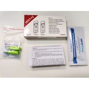 1/2 Hiv Rapid Test Kits Professional Medical Diagnostic Device