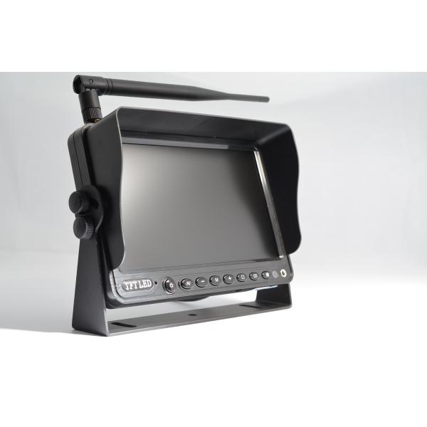 2.4GHz Wireless Backup Camera Rear View Mirror Monitor With Beeping Alarm