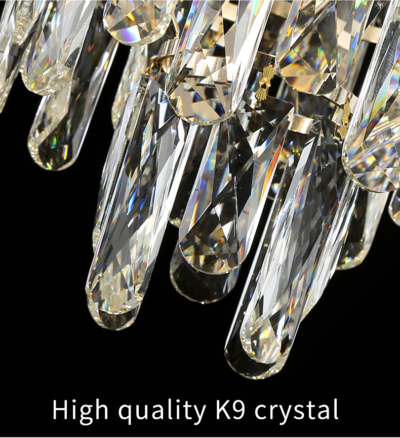 Luxury Crystal Chandelier For Living Room Large Design Lobby Hotel Chandelier(WH-NC-52)