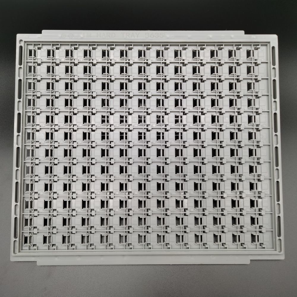Quality Carrying IC White ABS Anti Static Trays Reusable ISO Certificate wholesale
