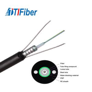 China Outdoor PSP Armored 4 8 12 Core GYXTW Fiber Optic Cable on sale