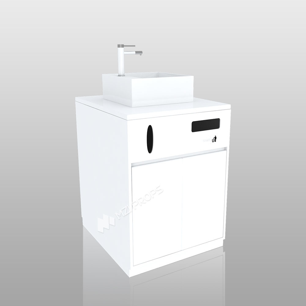 Cosmetic Display Table Experience Counter with Washing Station for Perfume Store Design