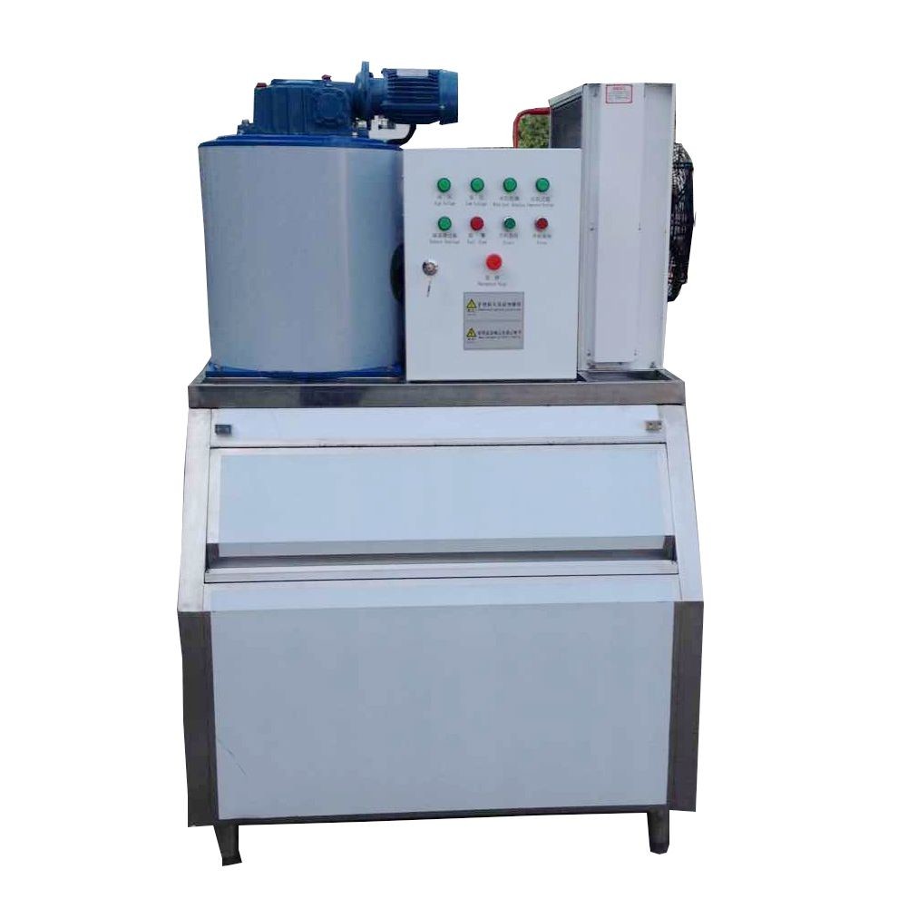 60Hz Fast Speed 2 Ton Flake Ice Maker Water Cooling Stable Operation