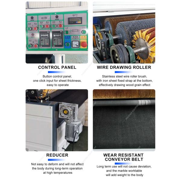 Automatic PLS630 1000 1300-4 Woodworking Rust Removal and Polishing Metal Wire Drawing Machine