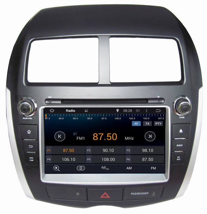 Ouchuangbo Auto Multimedia Capacitive Android 4.4 for Mitsubishi ASX 2010-2012 DVD Audio 3