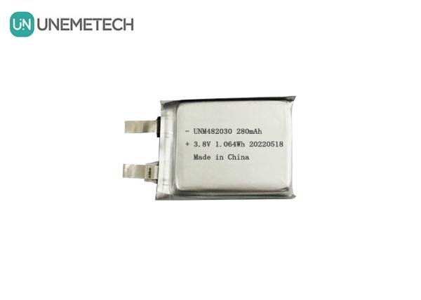 Cheap 3.8V 280mAh Lipo Battery 482030 4.35V High Voltage Li-ion Polymer Battery CE Approved for sale