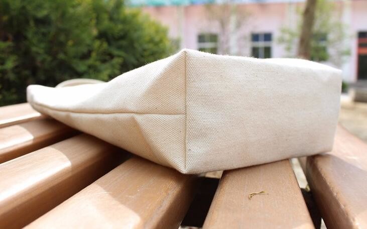 Canvas Cotton Natural Shopper Handle Rope Shoulder Tote Bag,Canvas Tote Rope Handle Drawstring Cotton Bag bagease packag