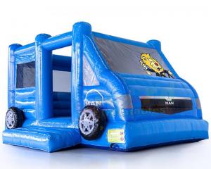 China Motor Vehicle Inflatable Jumpers Commercial 0.55mm Pvc Moon Bounce House on sale