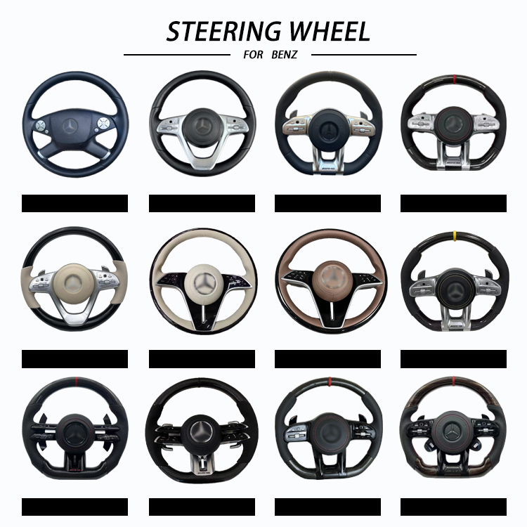 M-Ercedes B-Enz ML Refurbished Steering Wheel Peach Leather AMG Carbon Fiber