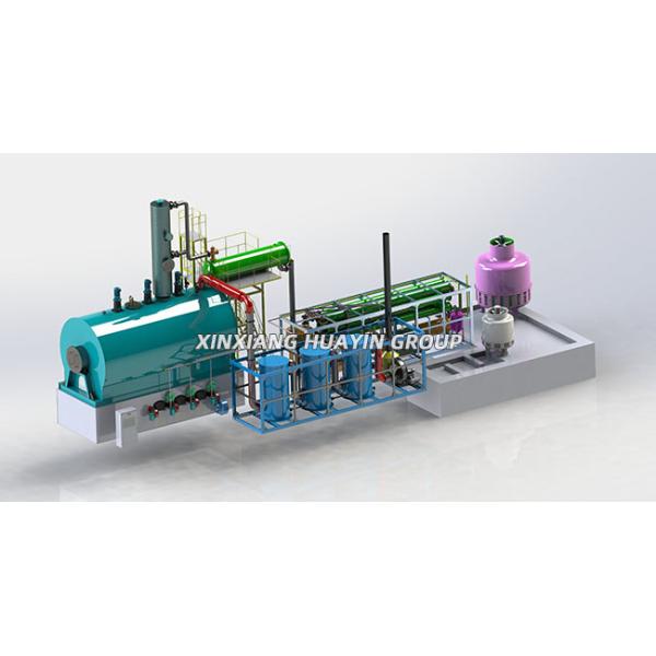 Small Scale Tyre Waste Oil Distillation Plant