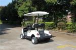 2 Seats White Street Legal Electric Golf Carts 4 Wheel Drive Mobility Scooter 3