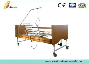 China Five Functions Electric Wooden Medical Hospital Beds / Home Care Bed by Cold Roll Sheet (ALS-HE001) on sale