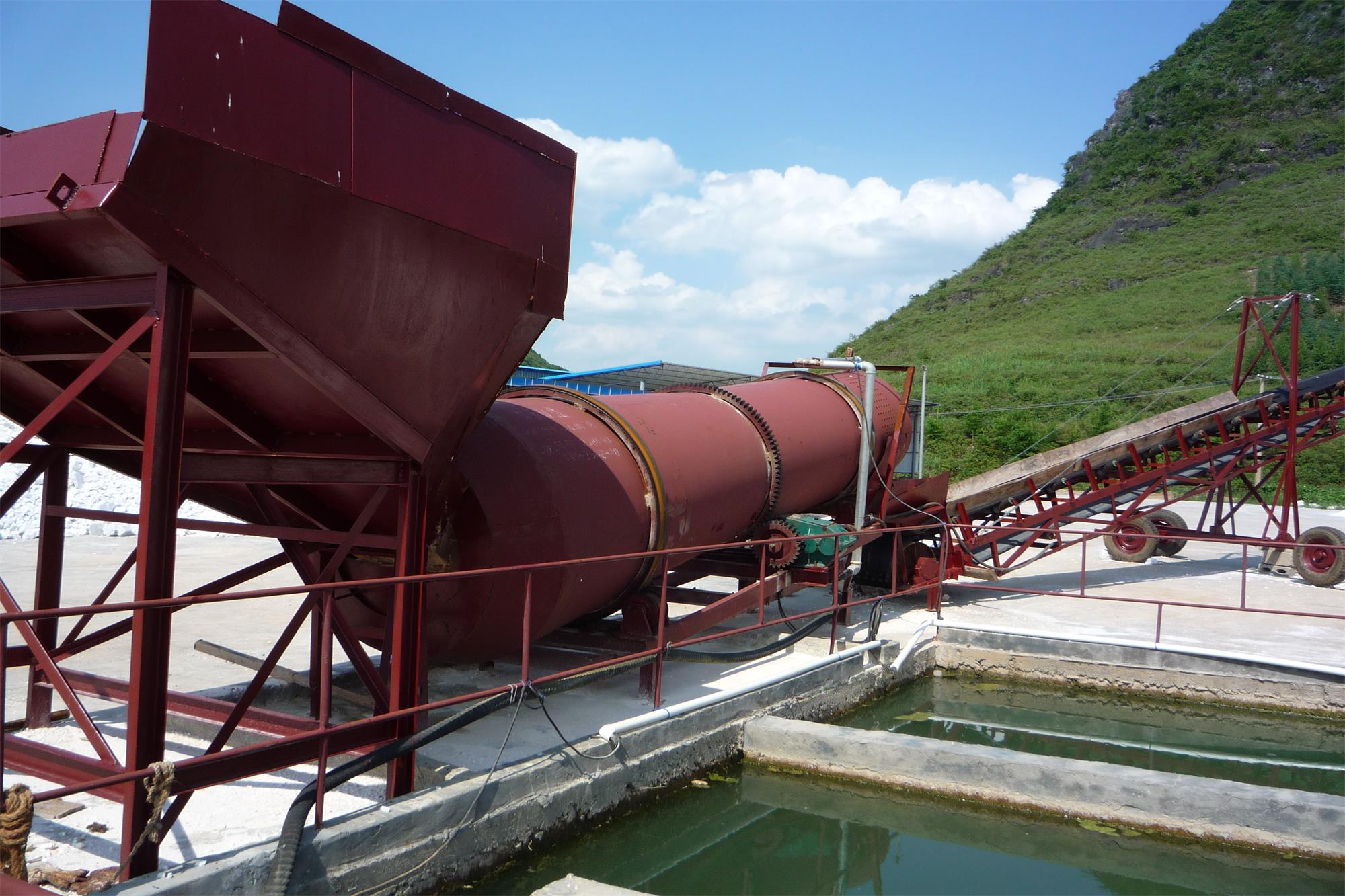 Motor Core Components Trommel Scrubber for Sand and Gravel Wash Plant Capacity 10-80t/h