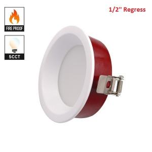 Quality COB Fire Rated LED Recessed Lights , 4inch 12w Wet Location LED Downlight wholesale