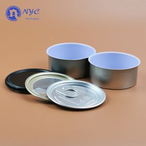 China Silver 65mm 3.5G Weed CBD Child Proof Cannabis Tin on sale