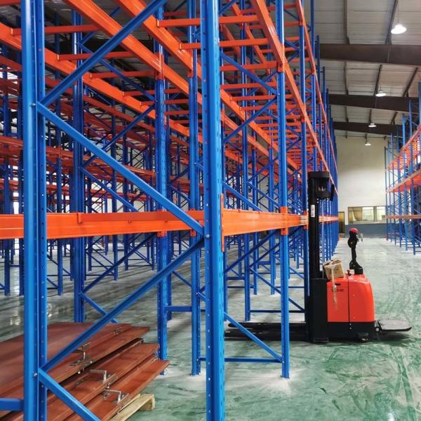 Steel Warehouse Pallet Shelving 1.5-2.5mm Depth Industrial Pallet Racks Corrosion Protection