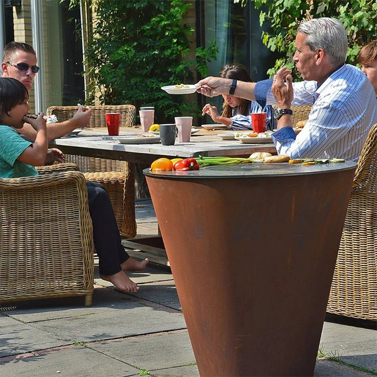 Factory Customize Corten Steel Grill Fire Pit