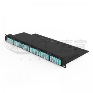 Quality Open Type 1U Fiber Patch Panel 144 Cores OM3/OM4 Multimode MPO To LC Patch Panel wholesale