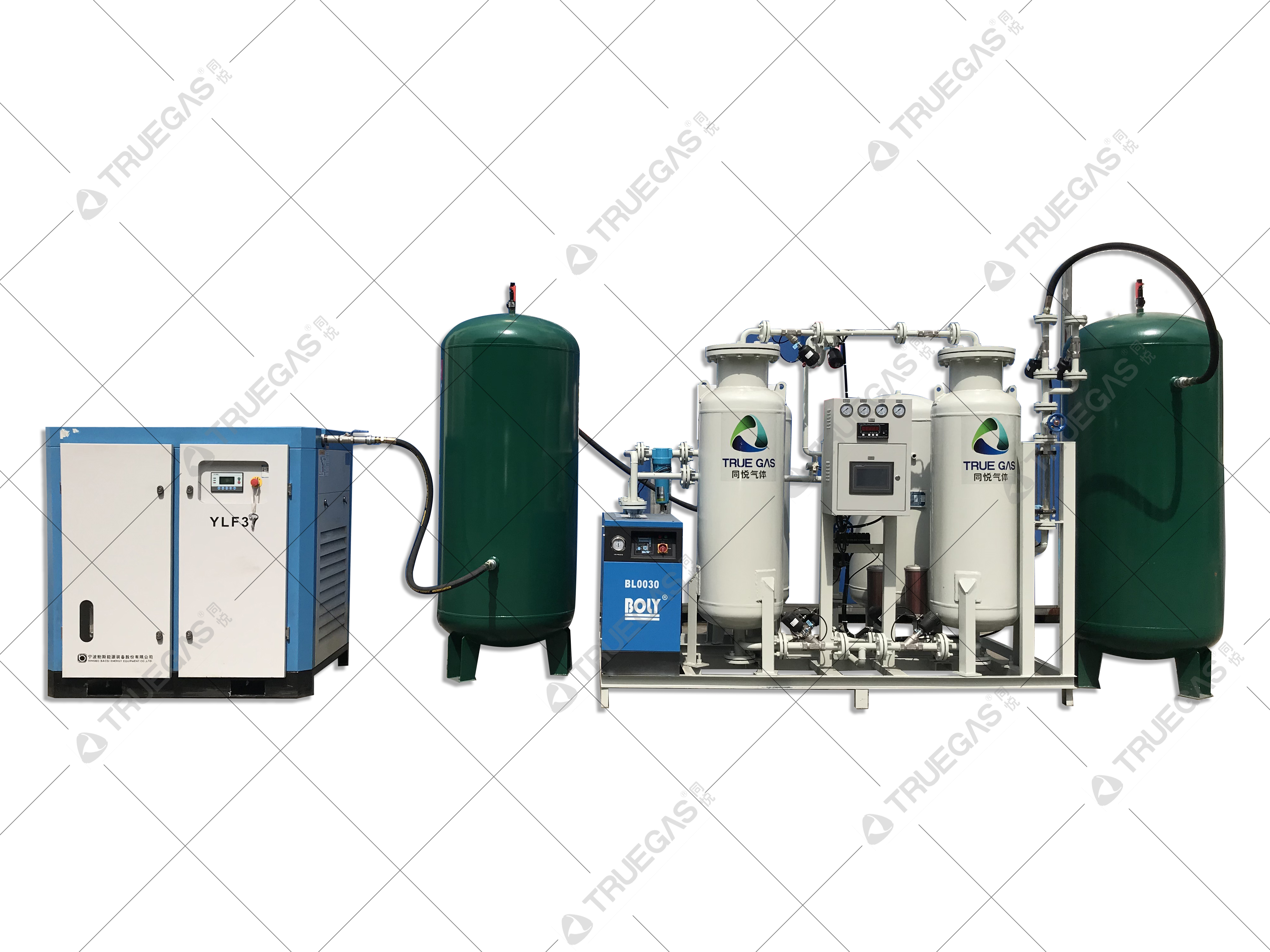 Full Complete System PSA Nitrogen Generator Machine 1000Nm3/H Operate Automatically