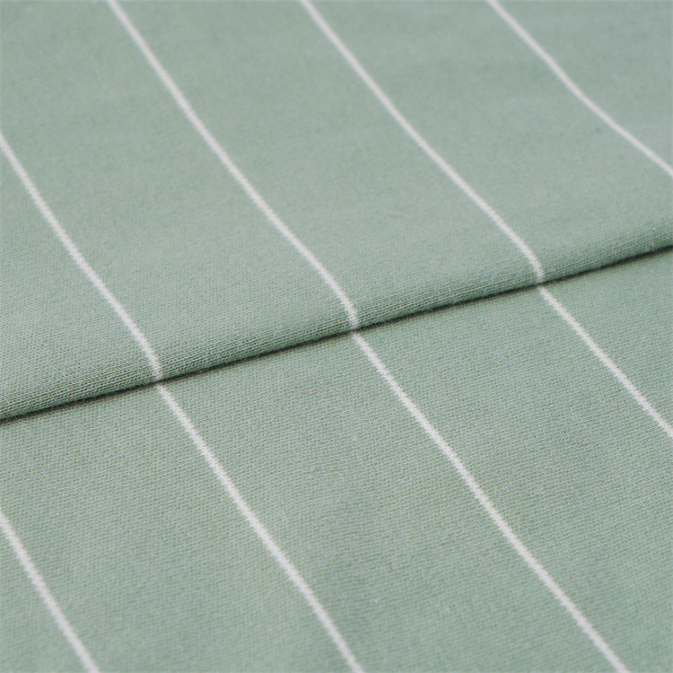 High Quality Smooth And Breathable Comfortable Striped Knit Fabric For T-Shirt