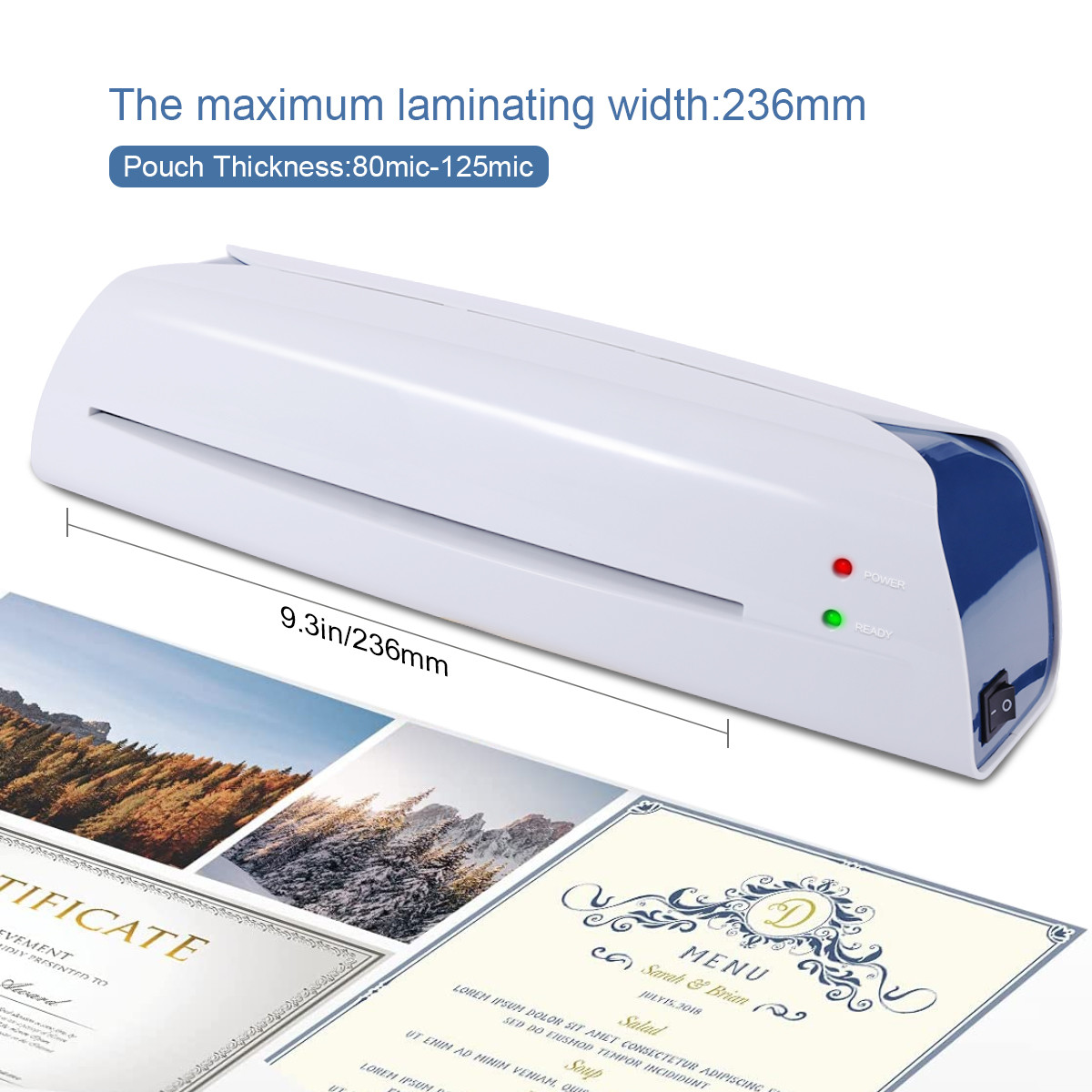LM2008 Office A4 Laminator Home High Quality Fast Hot Laminating Paper Photo Machine