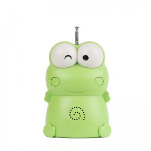 Quality Green Frog Small Music Radio 72mm DC3V Cartoon Characters Radio For Gift wholesale