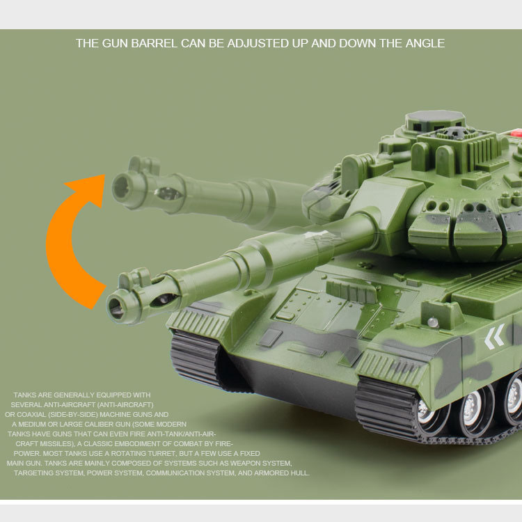 1 24 Scale Simulation Vanguard Tank Model Educational Toy for Children Aged 0-24 Months