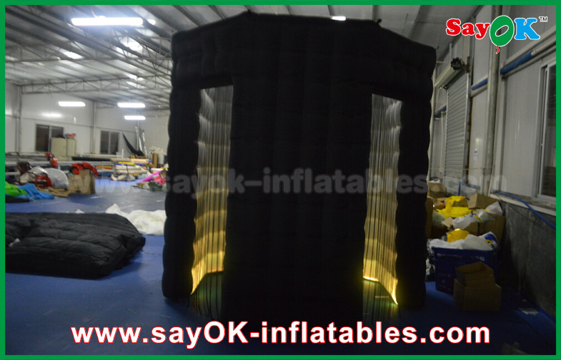 Inflatable Photo Studio Oxford Cloth Wedding Decoration Inflatable Arc Photo Booth Cube With Two Doors
