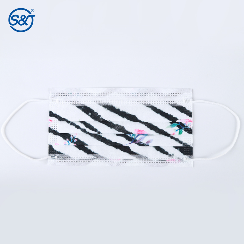 Disposable Mask Printing Machine 4 Color Custom Logo Prints Design Mask Face Mask Custom Print