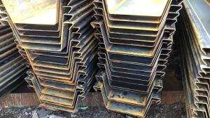 China 15.5mm Thickness Steel Sheet Pile Hot Rolled U Type on sale