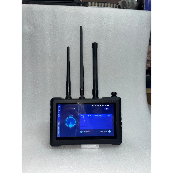 Portable Handheld Drone Detector Full-Frequency Detection and Video Storage for Investigation and Evidence Collection