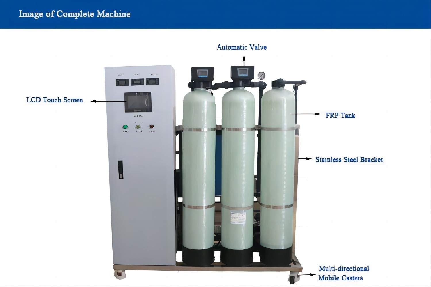 1ppb To 3ppb Ultrapure Water Systems Reverse Osmosis Water Treatment System