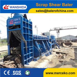 China High efficiency Scrap Car Bodies Shear Baler Logger For Light Scrap Metal 3m Press Room for sale on sale