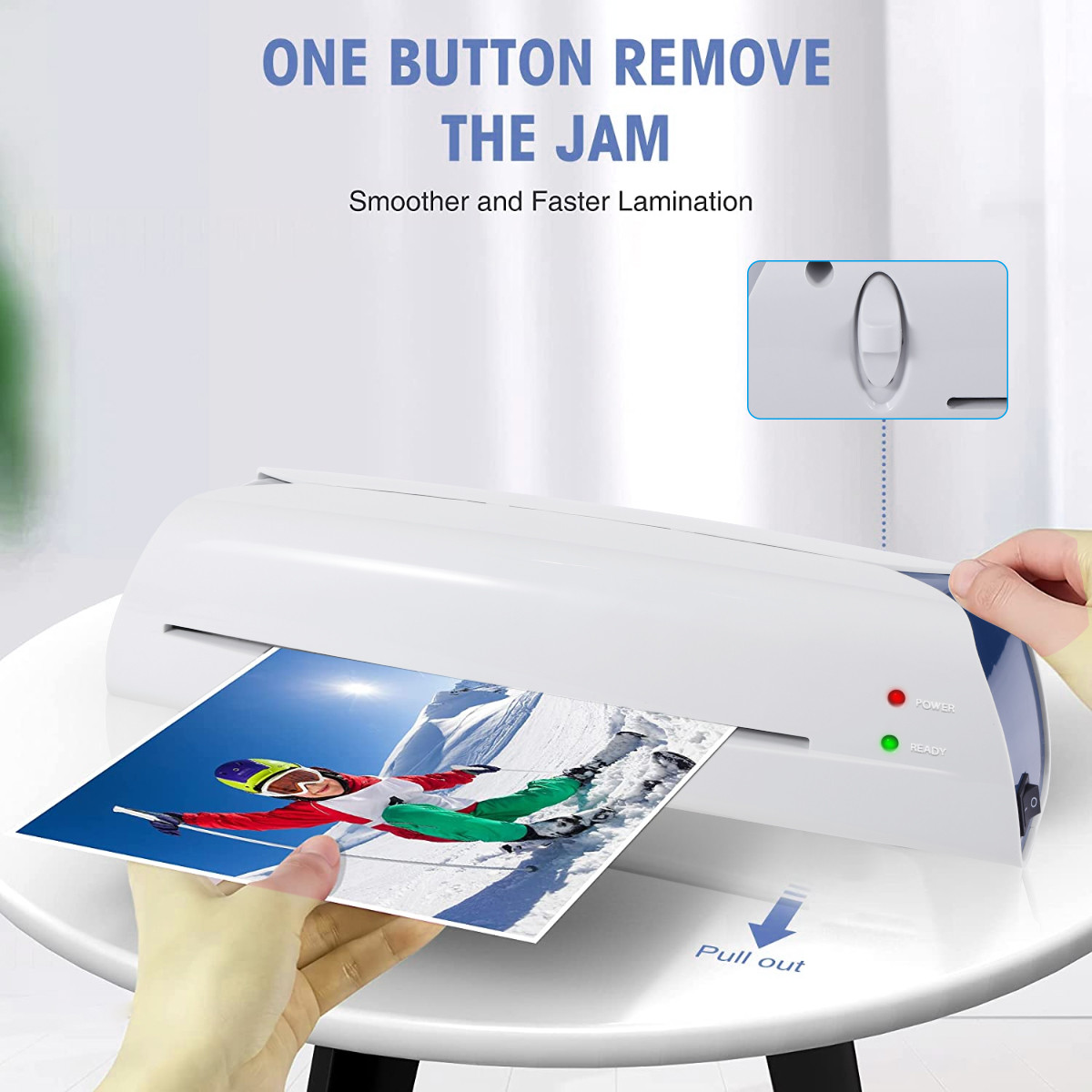 LM2008 Office A4 Laminator Home High Quality Fast Hot Laminating Paper Photo Machine