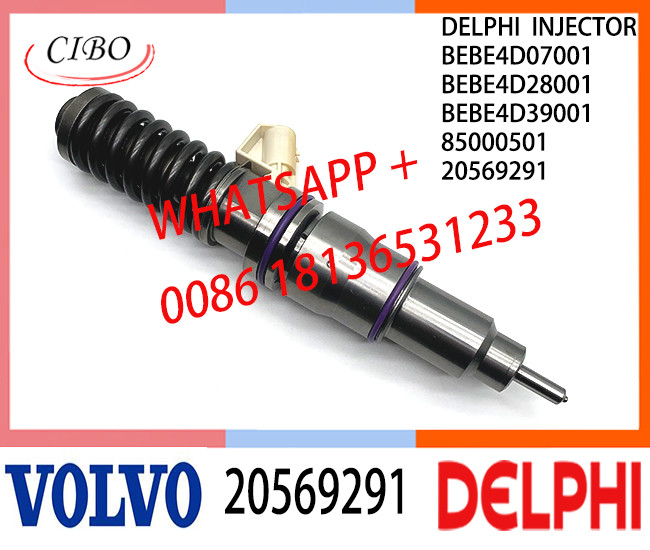 Common Rail Fuel Diesel Injector 20569291 BEBE4D07001 BEBE4D28001 BEBE4D39001 85000501 E3.18 for VOL D12 3139