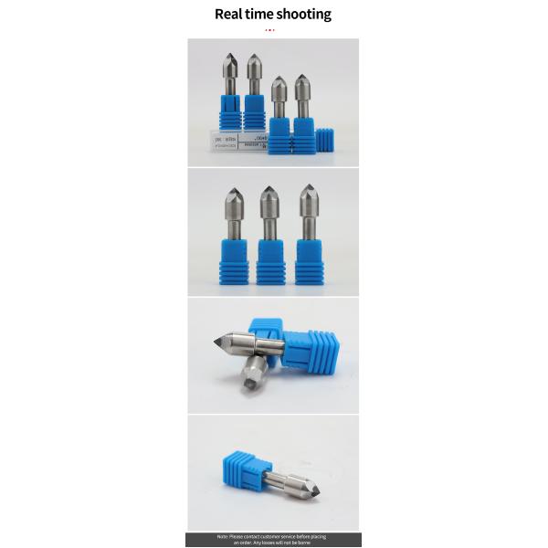 High Quality PCD Diamond Four Edge End Mill Marble Granite Stone Carving Tools Engraving Stone Engraving CNC Router Bit